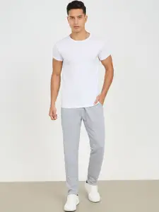 Styli Men Slim Fit Pique Knit Track Pants