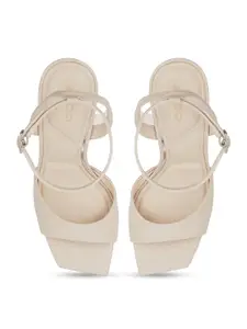 ALDO Lettie Textured Open Toe Slim Heels