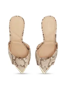 ALDO Anniebrilden Printed Open Toe Slim Heels