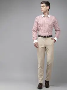 Van Heusen  Pure Cotton Slim Fit Tartan Checked Formal Shirt