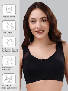 Soie Women Full Coverage Non Padded Non Wired Posture Correction Bra