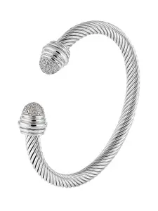 Peora Silver-Plated Cuff Bracelet