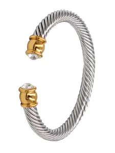 Peora Silver-Plated Cuff Bracelet