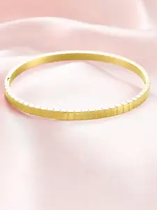 Peora Gold-Plated Kada Bracelet