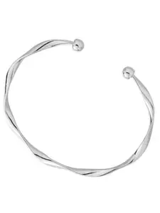Peora Silver-Plated Kada Bracelet
