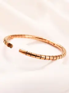 Peora Rose Gold-Plated Kada Bracelet
