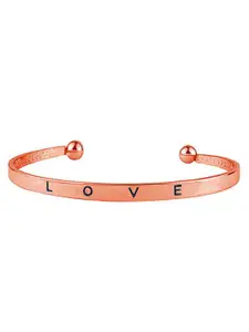 Peora Rose Gold-Plated Cuff Bracelet