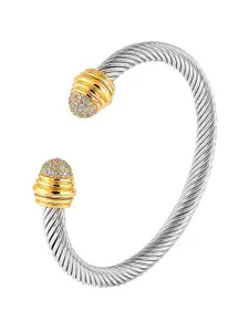 Peora Silver-Plated Kada Bracelet