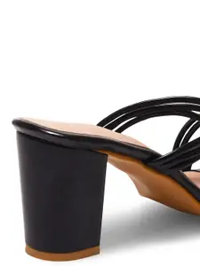 DressBerry Open Toe Block Sandals