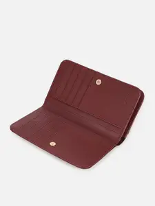 IRTH Women Solid Two Fold Wallet