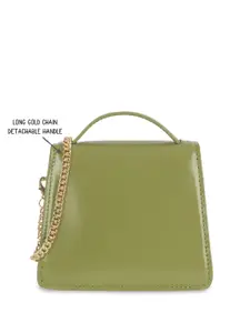 Baggit Solid Structured Satchel