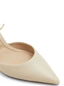 ALDO Pointed Toe Leather Block Heels