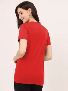 Leotude Graphic Printed Cotton Boxy T-shirt