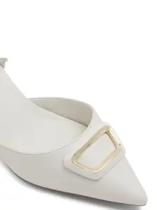 ALDO Pointed Toe Embellished Kitten Heels