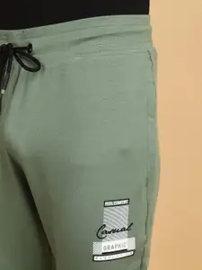 V-Mart Men Mid Rise Cotton Joggers