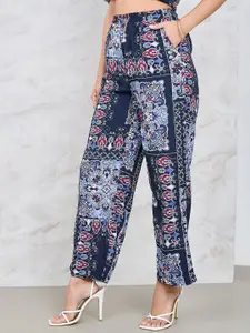 Styli Printed Top & Trousers Co-Ord