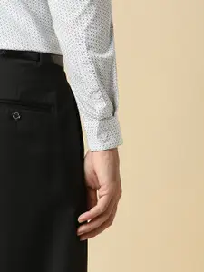 Allen Solly Men Slim Fit Opaque Striped Formal Shirt