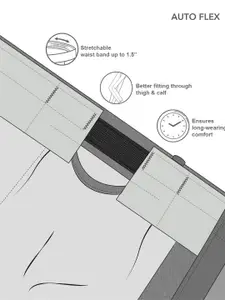 Arrow Sport Men Slim Fit Chinos Trousers