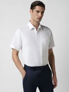 Van Heusen Textured Self Design Formal Shirt