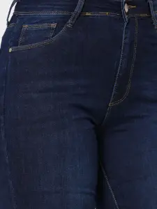 Kraus Jeans Women Super Skinny Fit High-Rise Light Fade Stretchable Jeans