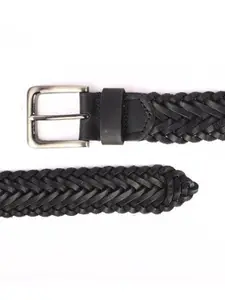 REDHORNS Men Braided Leather Belt