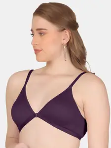 POOJA RAGENEE Anti Odour Double Layer Front Opener Hooks Detachable Strap Bra