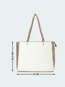 max Textured PU Oversized Structured Satchel