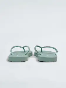 max Women Embellished Thong Flip-Flops