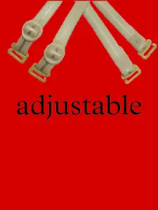 AROUSY Set Of 3 All Day Comfort Adjustable Bra Straps and Extenders Lingerie accessories