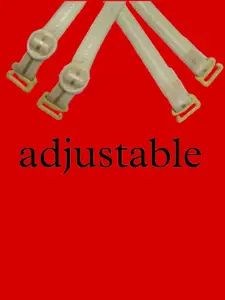 AROUSY Set of 2 All Day Comfort Bra Straps and Extenders Lingerie accessories