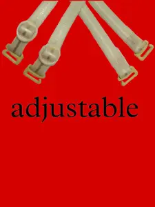 AROUSY Set of 3 Adjustable Bra Straps With All Day Comfort