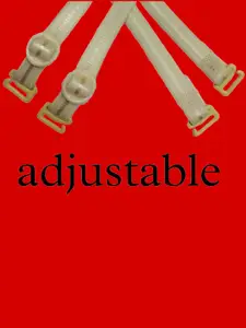 AROUSY Set Of 3 All Day Comfort Adjustable Bra Straps and Extenders Lingerie accessories