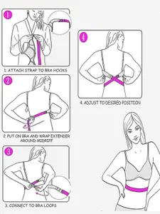 FIMS Set of 2 Detachable Bra Straps and Extenders Lingerie accessories