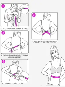 FIMS Set of 2 Detachable Bra Straps and Extenders Lingerie accessories