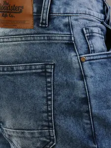 The Roadster Lifestyle Co. Men Blue Comfort Slim-Fit Heavy Faded Stretchable Jeans