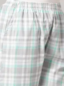 Kryptic Pack Of 2 Checked Cotton Lounge Pants