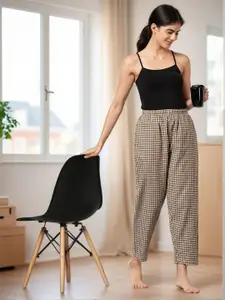 Kryptic Pack Of 2 Checked Cotton Lounge Pants