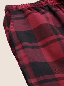 Kryptic Women Pack Of 2 Checked Cotton Lounge Pants