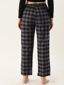 Kryptic Women Pack Of 2 Checked Cotton Lounge Pants