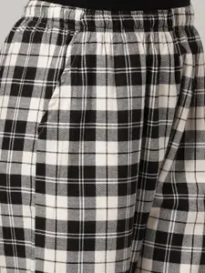 Kryptic Women Pack Of 2 Checked Cotton Lounge Pants