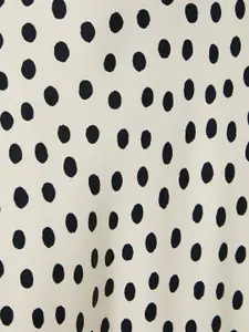 Koton Polka Dots Printed A-Line Midi Skirt