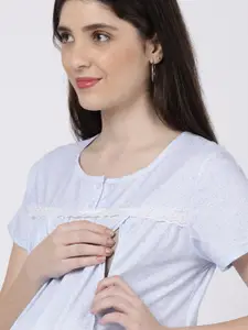 mackly Printed Pure Cotton Nightdress