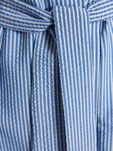 Trendyol Striped Robe With Belt