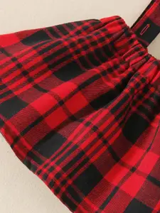 StyleCast Infants Girls White & Red Round Neck Top With Skirt