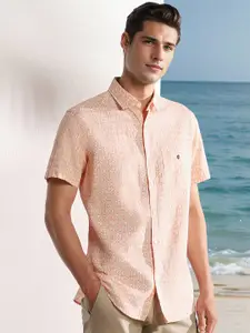 Louis Philippe Sport Men Slim Fit Opaque Printed Casual Shirt