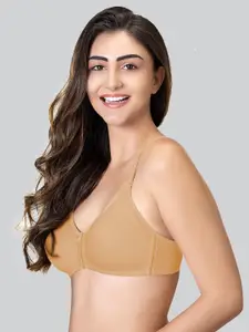 LYRA Medium Coverage Mesh Ladder Wire Cotton Everyday Bra With All Day Comfort