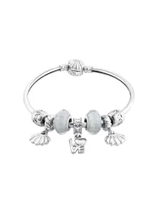Peora Silver Plated Charm Bracelet