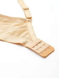 DressBerry Self Design Full Coverage Non Padded Bra