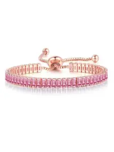 Peora Rose Gold-Plated Charm Bracelet