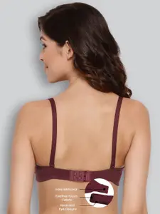 LYRA Medium Coverage Lightly Padded Wrinkle Free Cotton T-shirt Bra With All Day Comfort